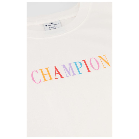 Champion Γυναικεία κοντομάνικη μπλούζα Crewneck Croptop Champion Γυναικεία κοντομάνικη μπλούζα Crewneck Croptop